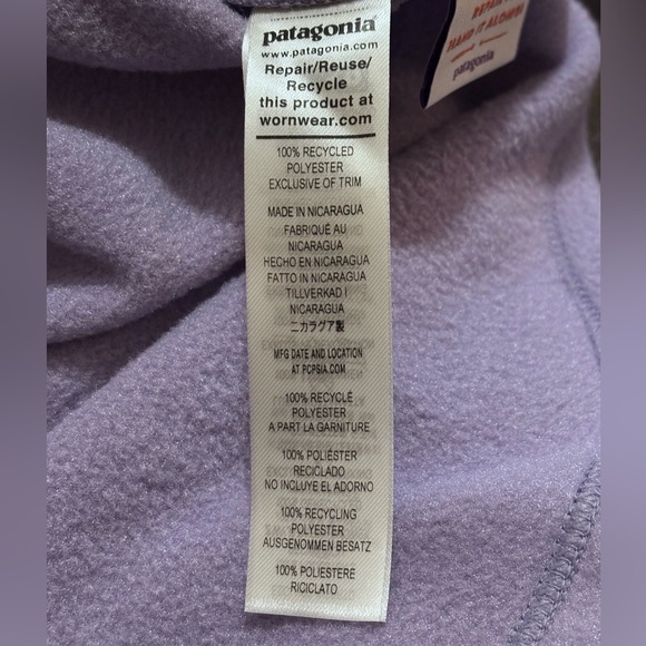 Patagonia Microdini Vest Women's Concrete Purple Size Medium - Picture 10 of 11